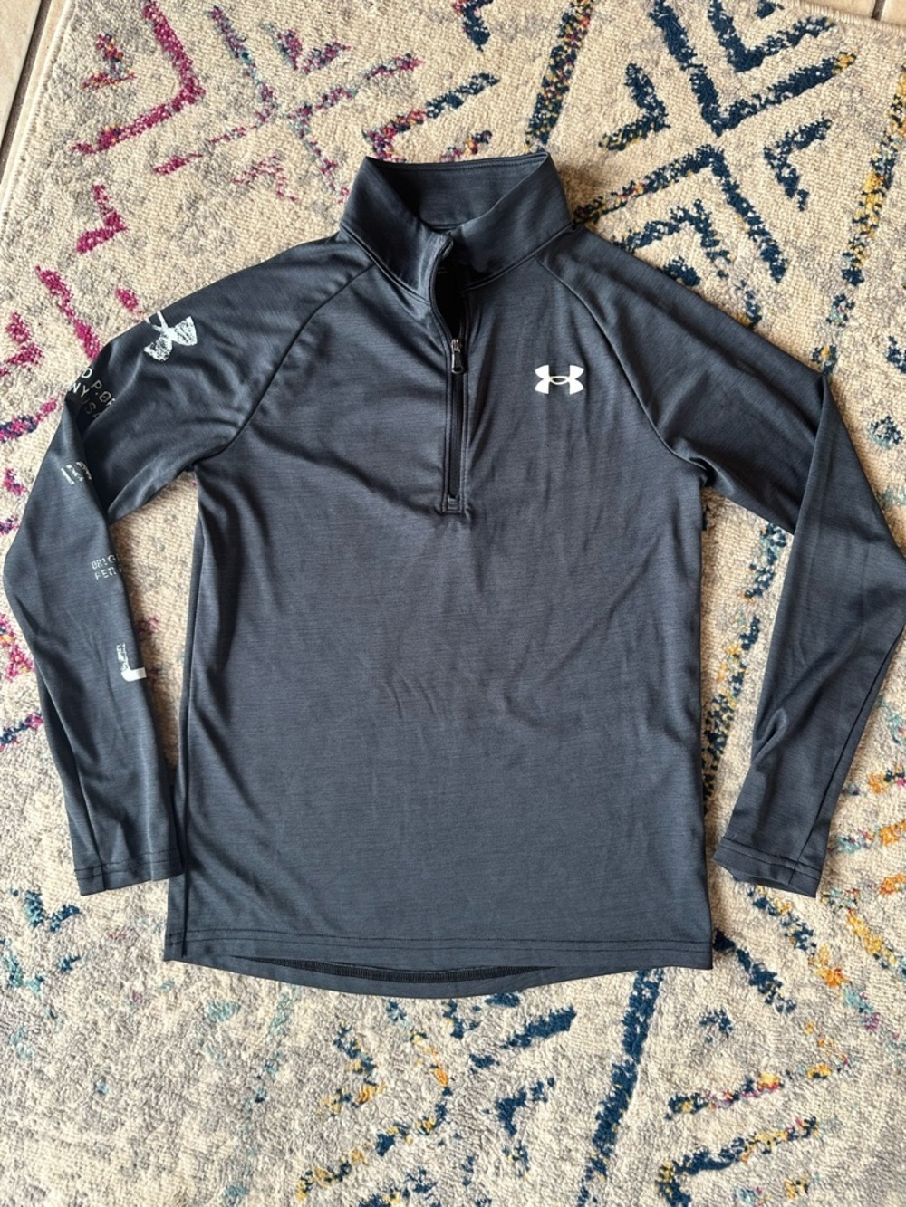 Under Armour Boy’s Long-Sleeve 1/4 Zip Performance Top